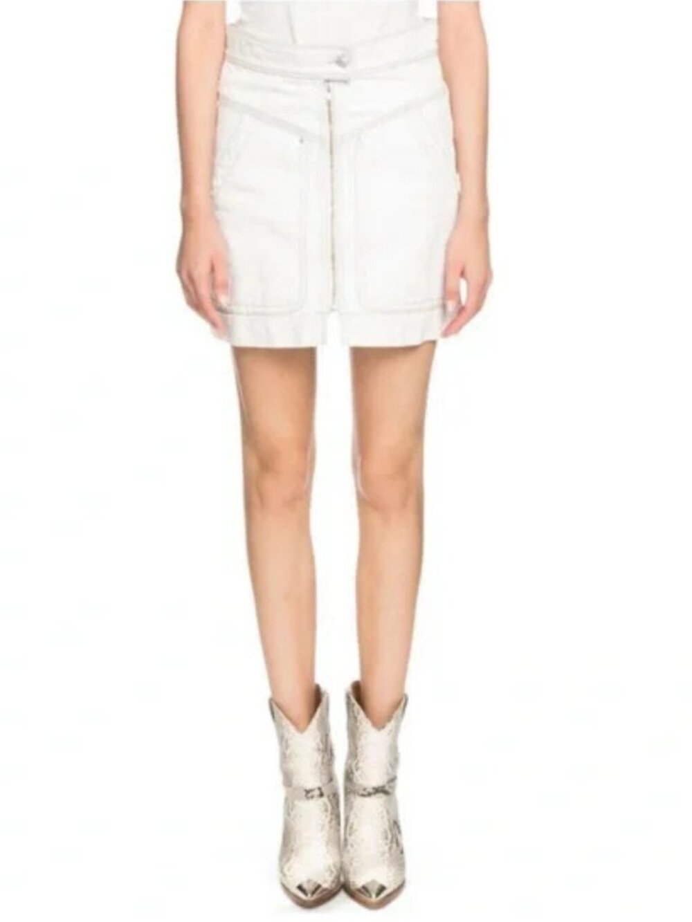 Isabel Marant Étoile Ioline Denim Mini Skirt | Size 8